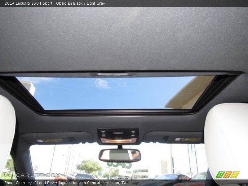 Obsidian Black / Light Gray 2014 Lexus IS 250 F Sport