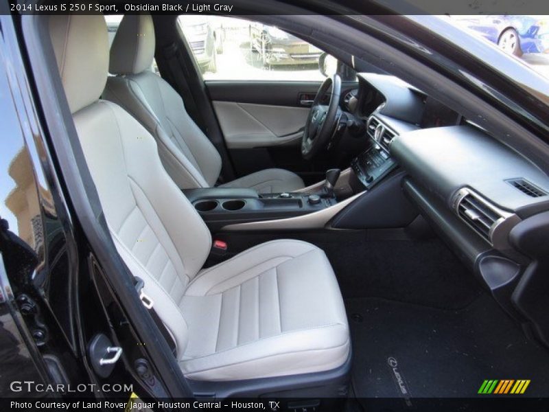 Obsidian Black / Light Gray 2014 Lexus IS 250 F Sport