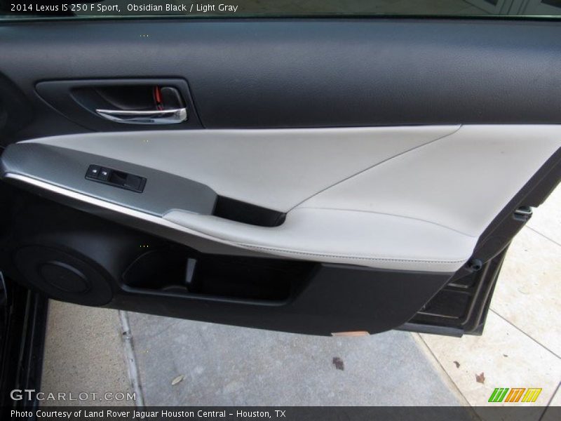 Obsidian Black / Light Gray 2014 Lexus IS 250 F Sport