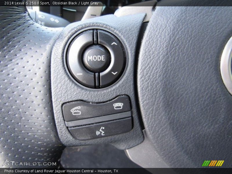 Obsidian Black / Light Gray 2014 Lexus IS 250 F Sport