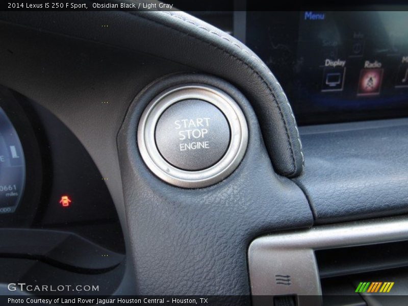 Obsidian Black / Light Gray 2014 Lexus IS 250 F Sport