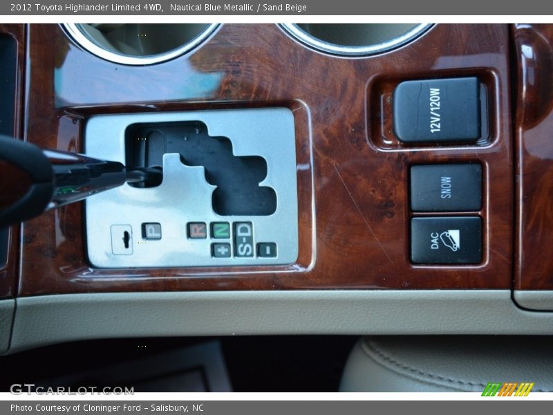 Nautical Blue Metallic / Sand Beige 2012 Toyota Highlander Limited 4WD