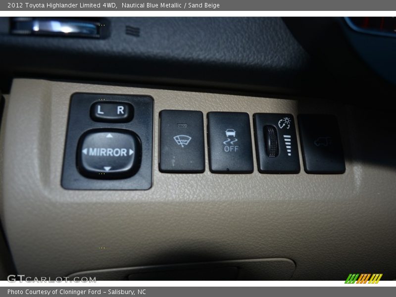 Nautical Blue Metallic / Sand Beige 2012 Toyota Highlander Limited 4WD