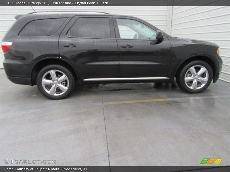 Brilliant Black Crystal Pearl / Black 2013 Dodge Durango SXT