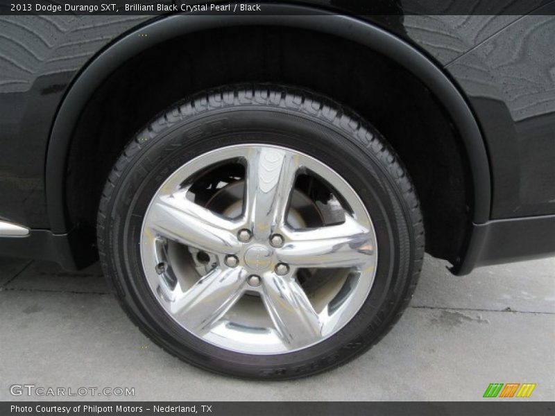 Brilliant Black Crystal Pearl / Black 2013 Dodge Durango SXT