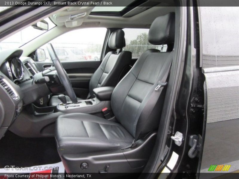 Brilliant Black Crystal Pearl / Black 2013 Dodge Durango SXT