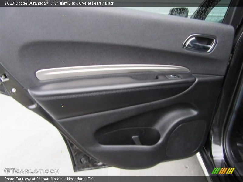 Brilliant Black Crystal Pearl / Black 2013 Dodge Durango SXT