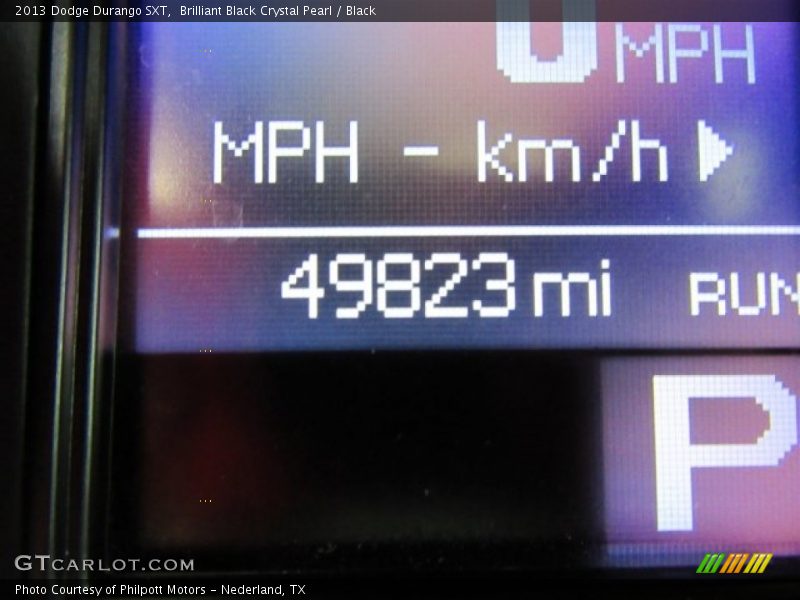 Brilliant Black Crystal Pearl / Black 2013 Dodge Durango SXT
