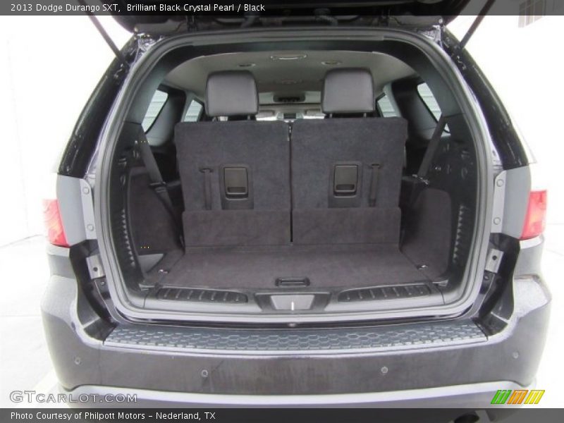 Brilliant Black Crystal Pearl / Black 2013 Dodge Durango SXT