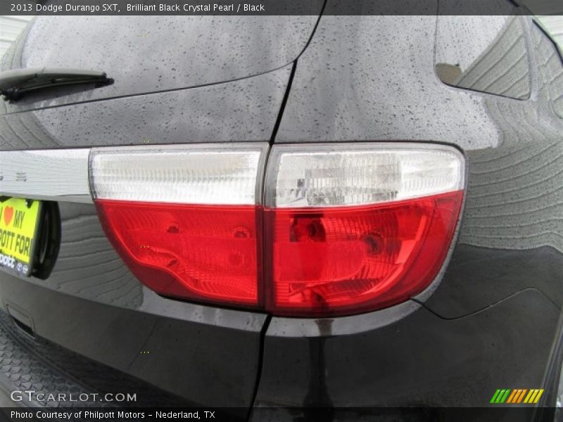 Brilliant Black Crystal Pearl / Black 2013 Dodge Durango SXT