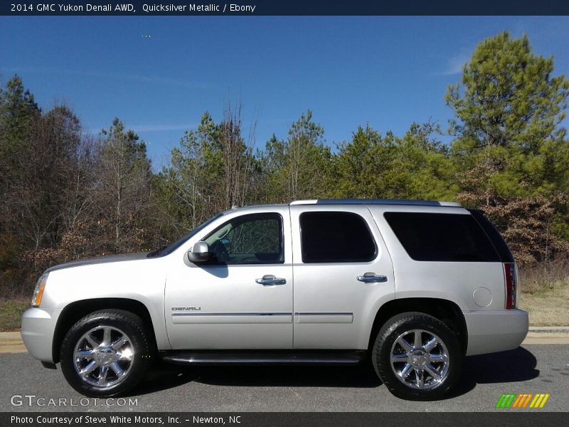 Quicksilver Metallic / Ebony 2014 GMC Yukon Denali AWD