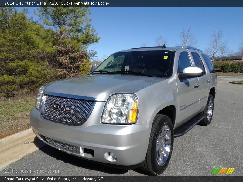 Quicksilver Metallic / Ebony 2014 GMC Yukon Denali AWD