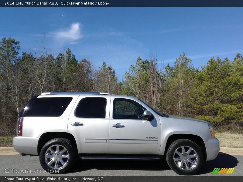 Quicksilver Metallic / Ebony 2014 GMC Yukon Denali AWD