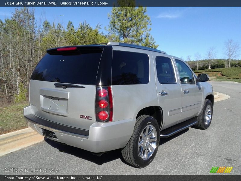 Quicksilver Metallic / Ebony 2014 GMC Yukon Denali AWD