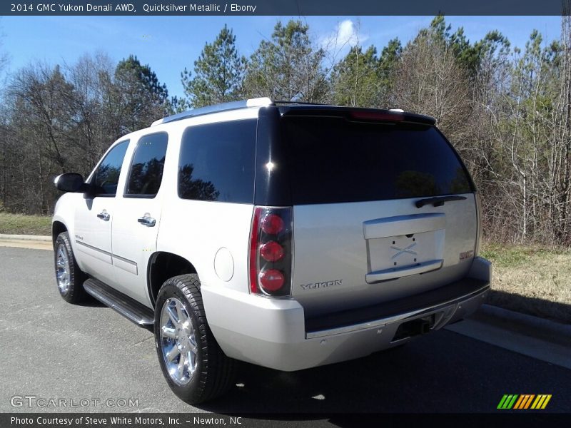 Quicksilver Metallic / Ebony 2014 GMC Yukon Denali AWD