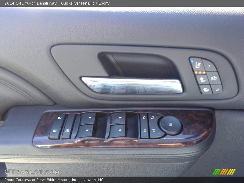 Quicksilver Metallic / Ebony 2014 GMC Yukon Denali AWD