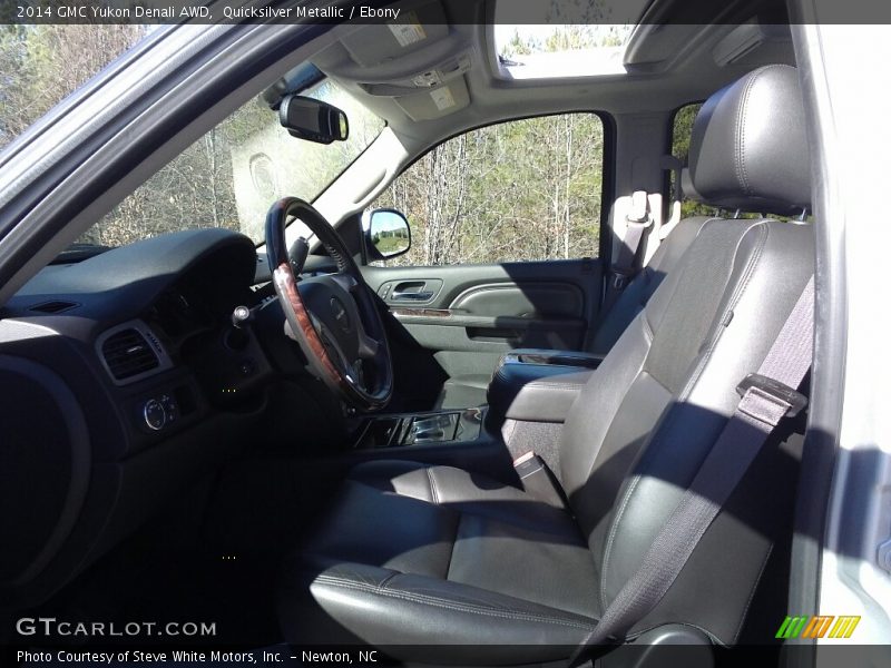 Quicksilver Metallic / Ebony 2014 GMC Yukon Denali AWD