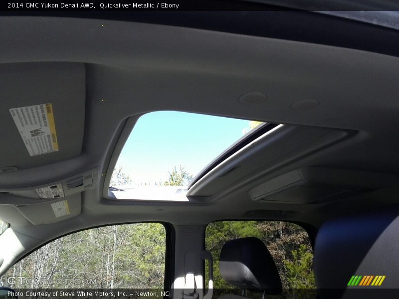 Quicksilver Metallic / Ebony 2014 GMC Yukon Denali AWD