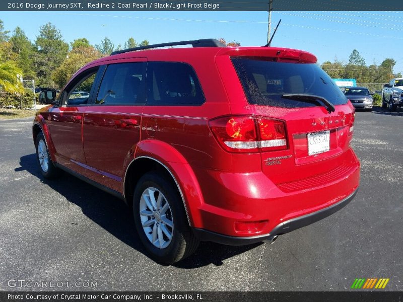 Redline 2 Coat Pearl / Black/Light Frost Beige 2016 Dodge Journey SXT