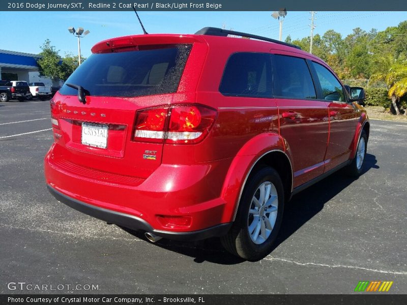 Redline 2 Coat Pearl / Black/Light Frost Beige 2016 Dodge Journey SXT