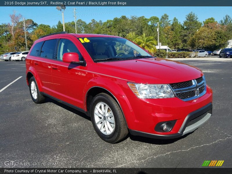 Redline 2 Coat Pearl / Black/Light Frost Beige 2016 Dodge Journey SXT