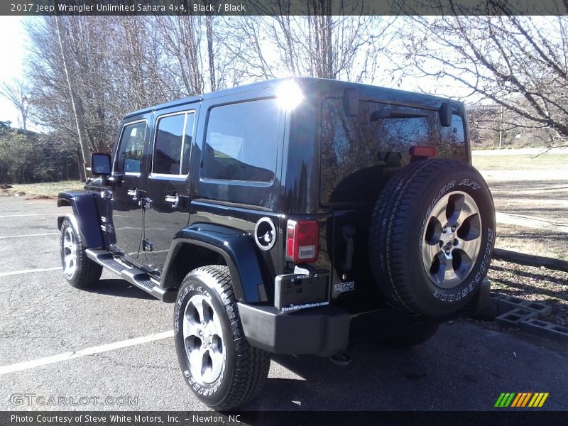 Black / Black 2017 Jeep Wrangler Unlimited Sahara 4x4