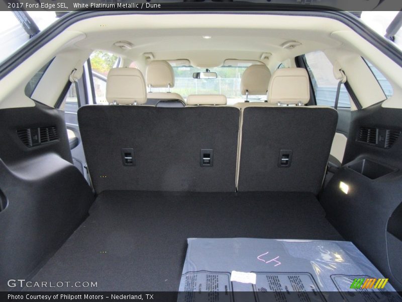 White Platinum Metallic / Dune 2017 Ford Edge SEL