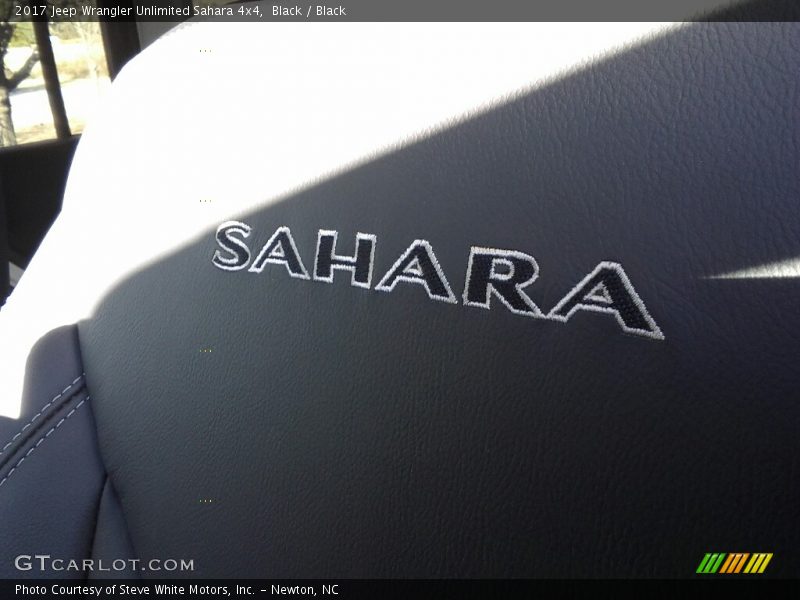 Black / Black 2017 Jeep Wrangler Unlimited Sahara 4x4