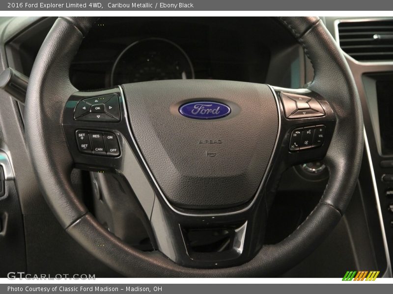 Caribou Metallic / Ebony Black 2016 Ford Explorer Limited 4WD