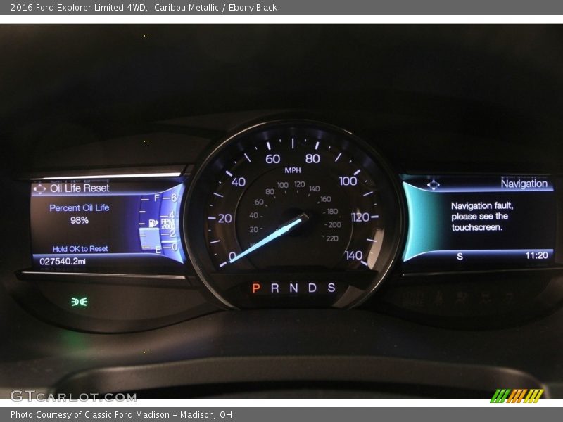 Caribou Metallic / Ebony Black 2016 Ford Explorer Limited 4WD