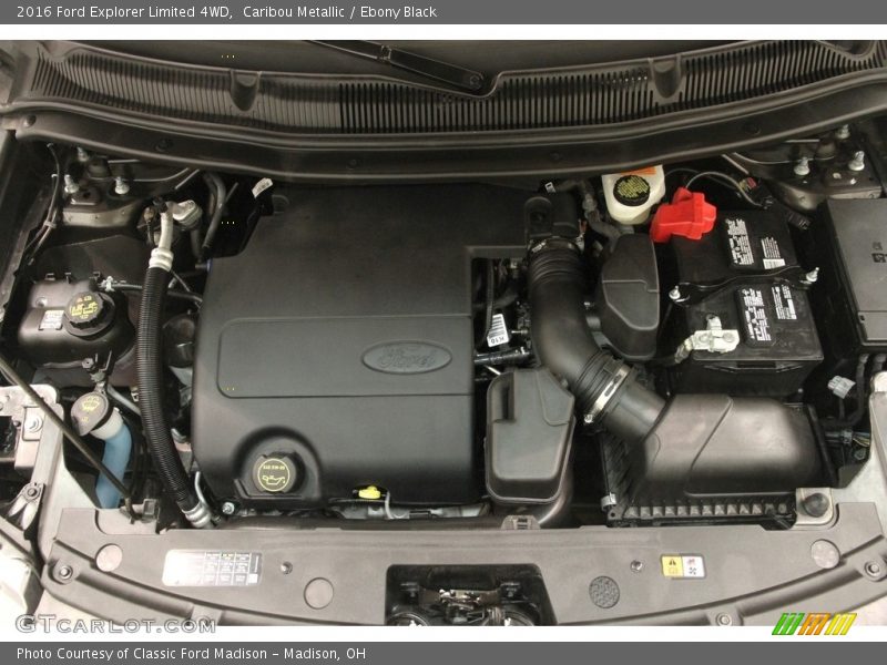 Caribou Metallic / Ebony Black 2016 Ford Explorer Limited 4WD