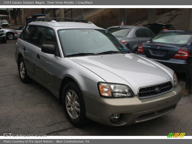 Silver Stone Metallic / Gray/Black 2004 Subaru Outback Wagon
