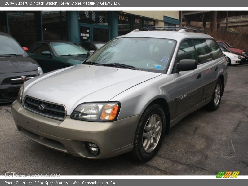 Silver Stone Metallic / Gray/Black 2004 Subaru Outback Wagon