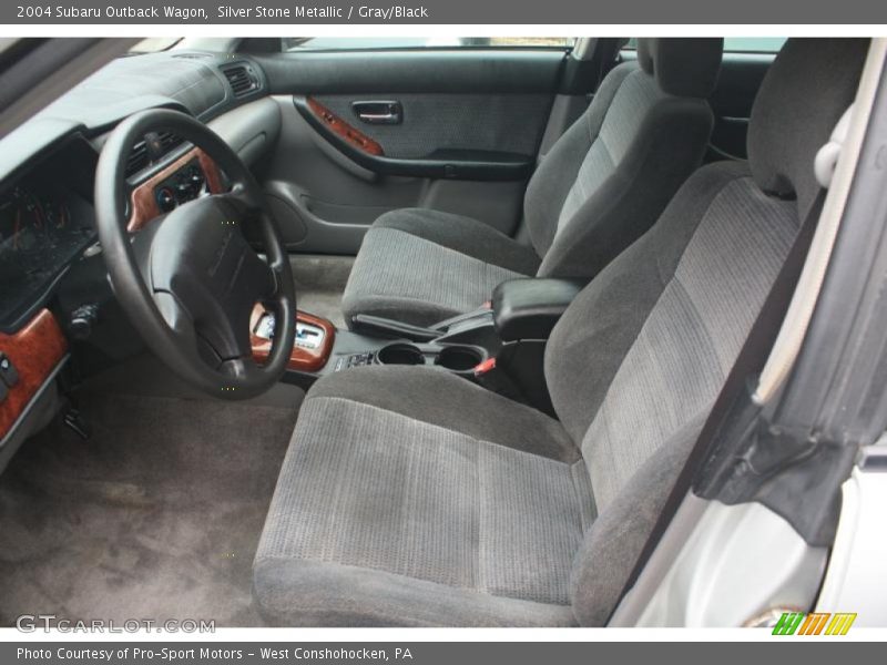 Silver Stone Metallic / Gray/Black 2004 Subaru Outback Wagon