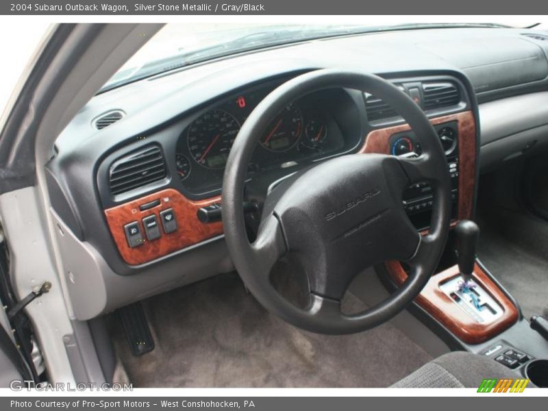 Silver Stone Metallic / Gray/Black 2004 Subaru Outback Wagon