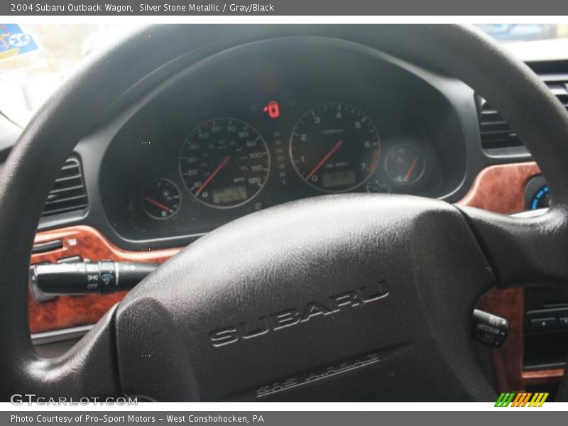 Silver Stone Metallic / Gray/Black 2004 Subaru Outback Wagon