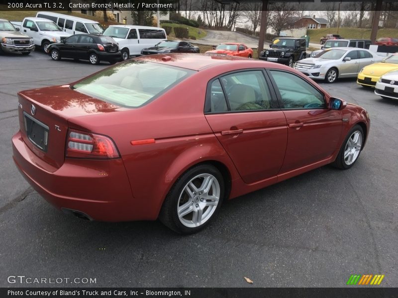 Carbon Bronze Metallic / Parchment 2008 Acura TL 3.2