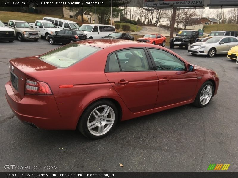Carbon Bronze Metallic / Parchment 2008 Acura TL 3.2