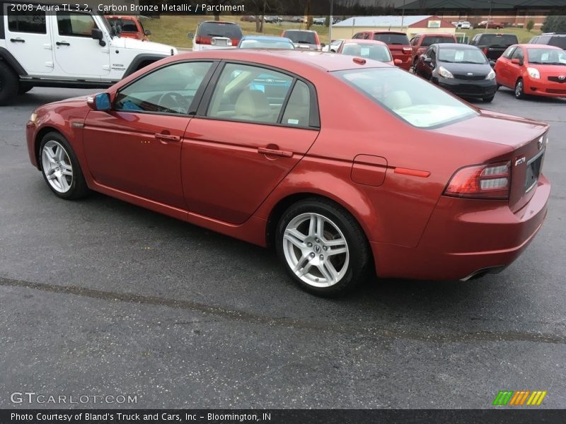Carbon Bronze Metallic / Parchment 2008 Acura TL 3.2