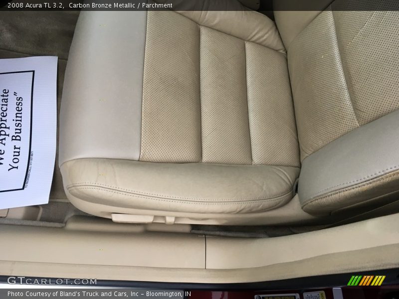 Carbon Bronze Metallic / Parchment 2008 Acura TL 3.2