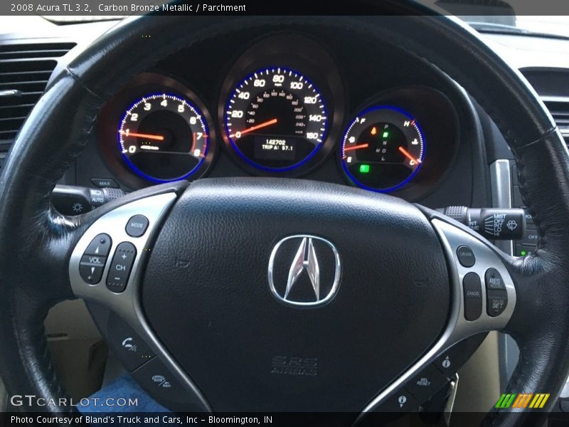 Carbon Bronze Metallic / Parchment 2008 Acura TL 3.2