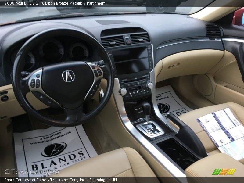 Carbon Bronze Metallic / Parchment 2008 Acura TL 3.2