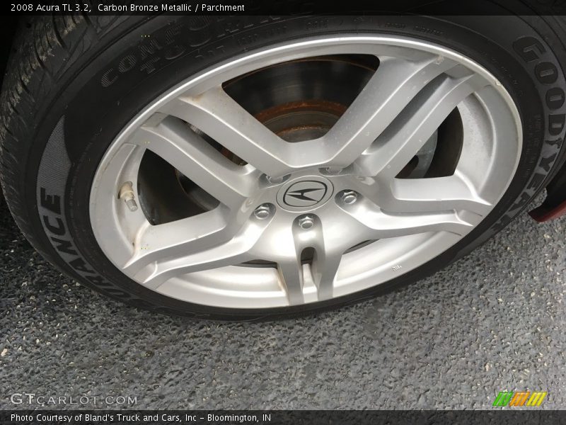 Carbon Bronze Metallic / Parchment 2008 Acura TL 3.2