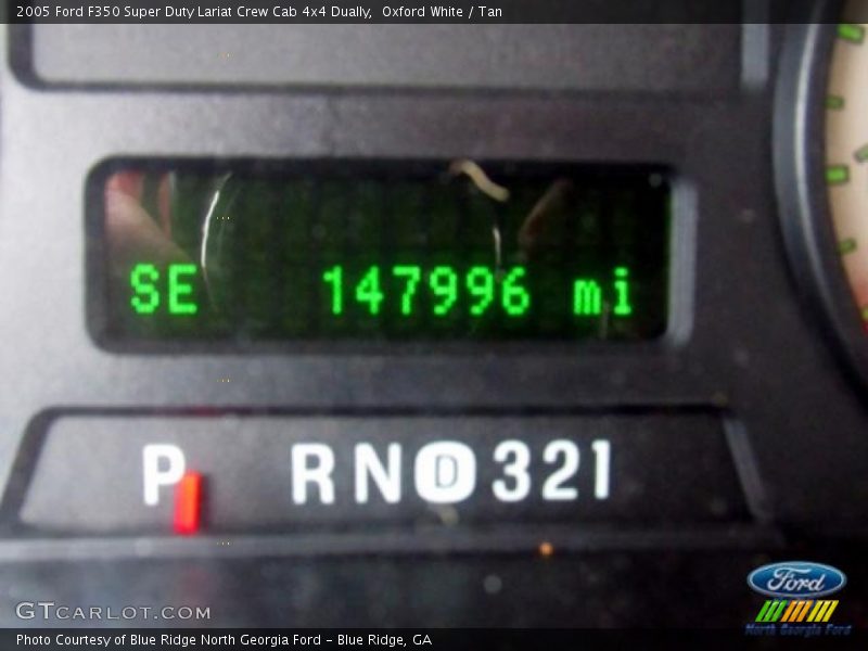 Oxford White / Tan 2005 Ford F350 Super Duty Lariat Crew Cab 4x4 Dually