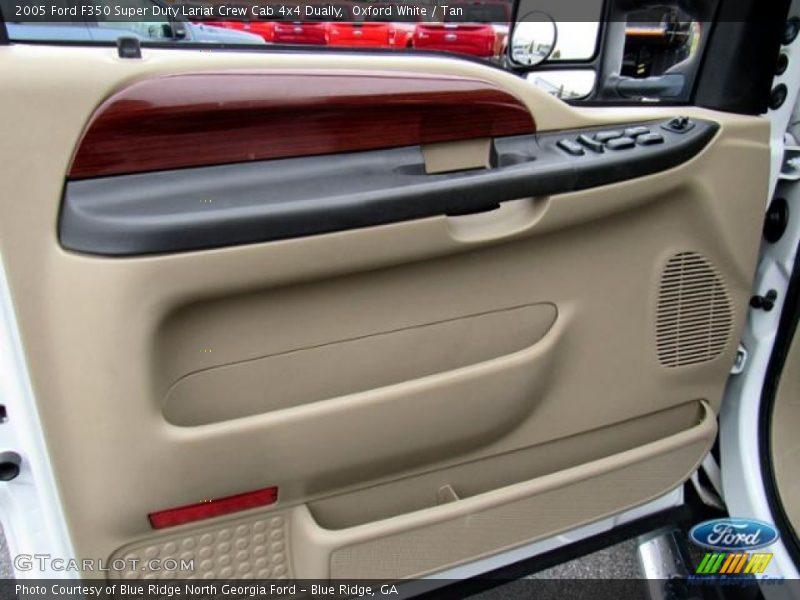 Oxford White / Tan 2005 Ford F350 Super Duty Lariat Crew Cab 4x4 Dually
