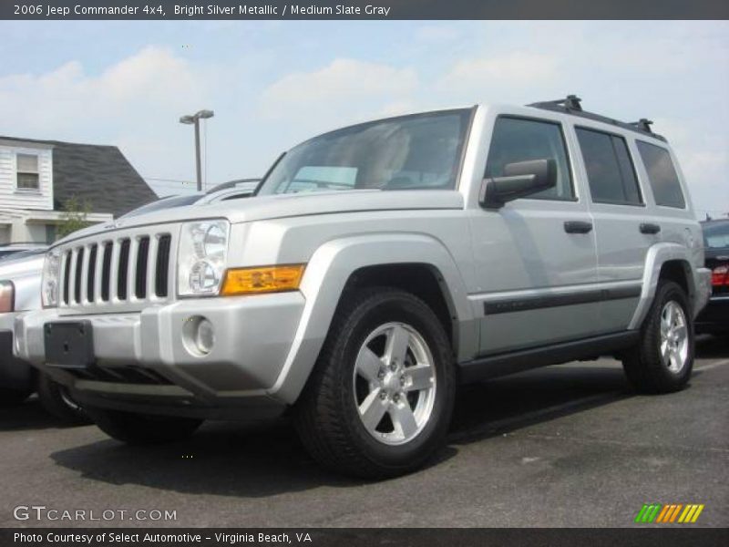 Bright Silver Metallic / Medium Slate Gray 2006 Jeep Commander 4x4