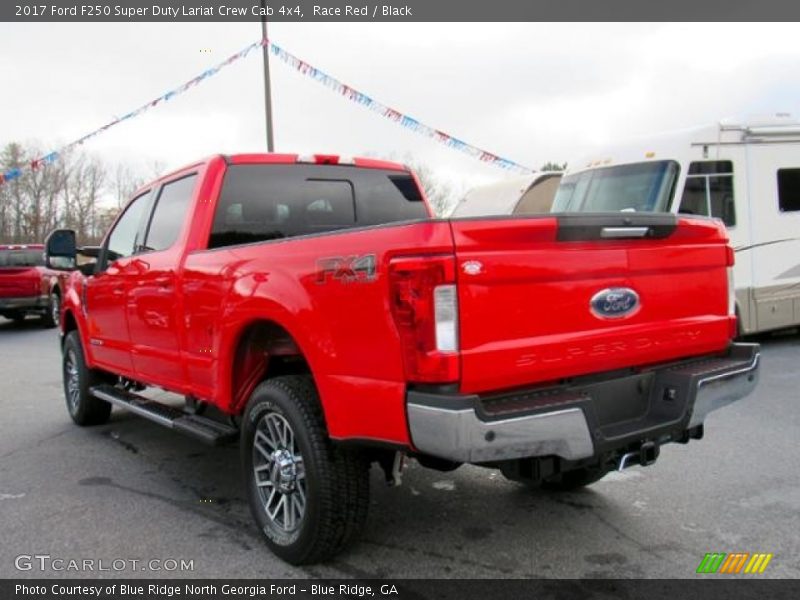 Race Red / Black 2017 Ford F250 Super Duty Lariat Crew Cab 4x4