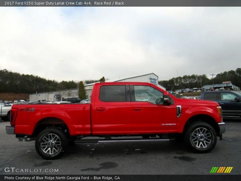 Race Red / Black 2017 Ford F250 Super Duty Lariat Crew Cab 4x4