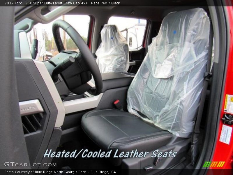 Race Red / Black 2017 Ford F250 Super Duty Lariat Crew Cab 4x4