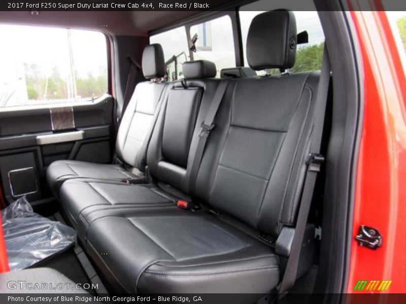 Rear Seat of 2017 F250 Super Duty Lariat Crew Cab 4x4